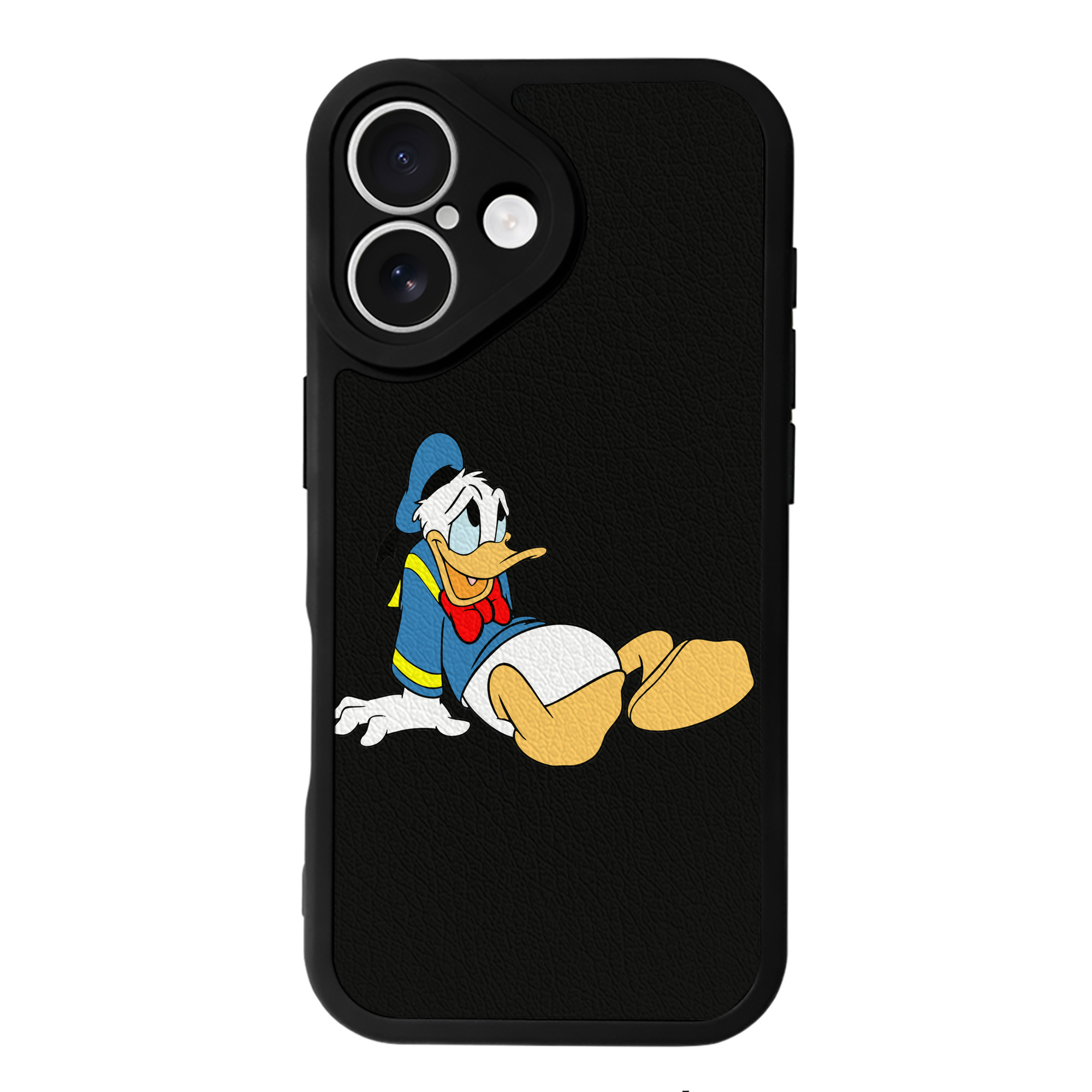 （画像用） ミッキーマウス Mickey Mouse 【iPhone 16シリーズ対応】シリコンスマホケース（レザー調） 材質：シリコン